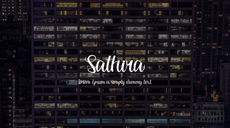 Sathira Font