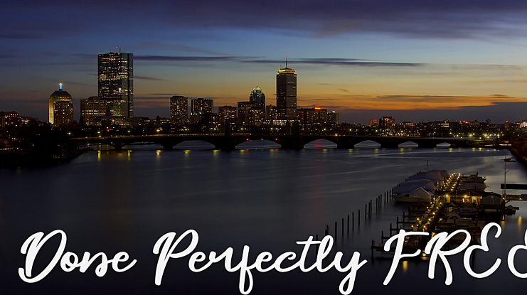 Done Perfectly FREE Font
