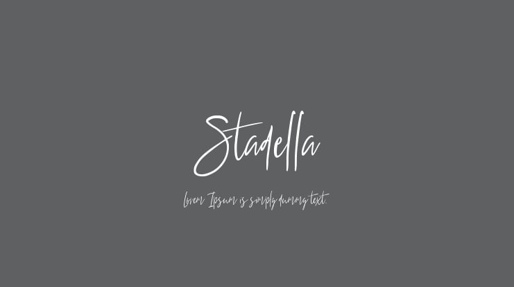 Stadella Font