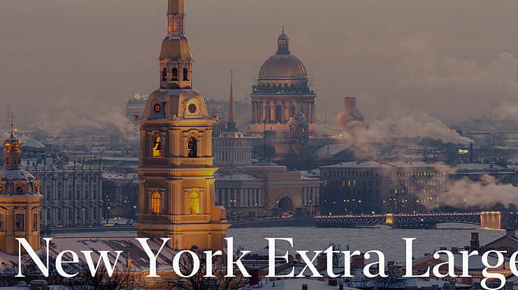 New York Extra Large Font Family
