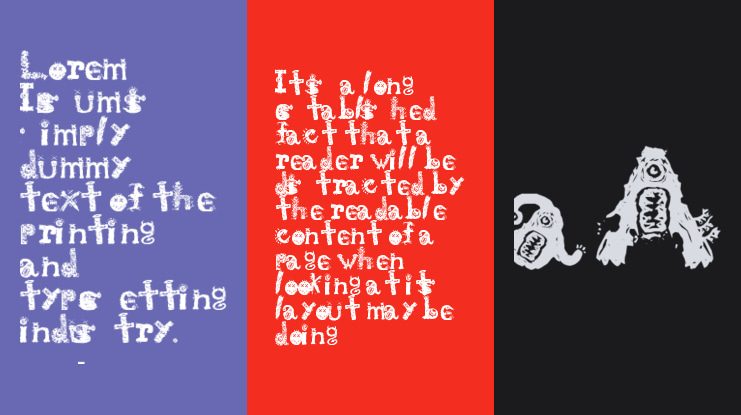 Monstrous Zosimus Font