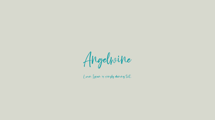 Angelwine Font