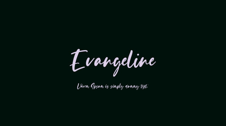 Evangeline Font