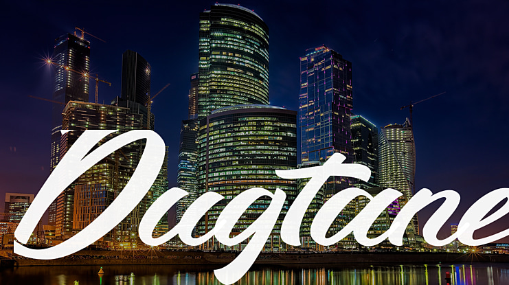 Dugtane Font