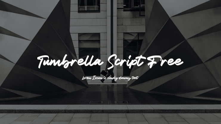 Tumbrella Script Free Font