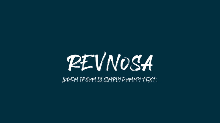 Revnosa Font