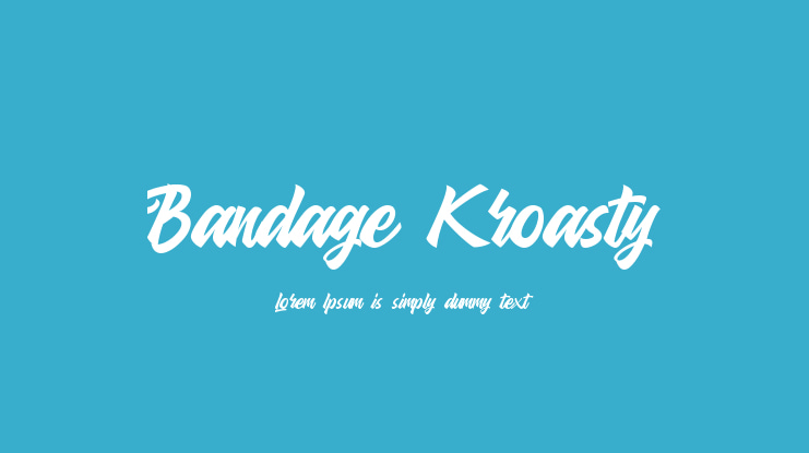 Bandage Kroasty Font