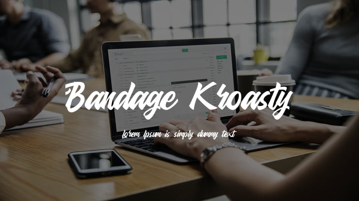 Bandage Kroasty Font