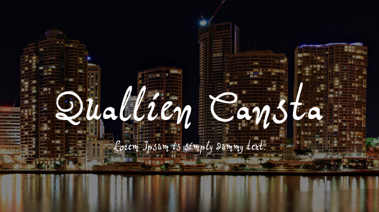 Quallien Cansta Font
