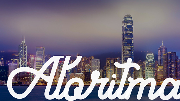Aloritma Font