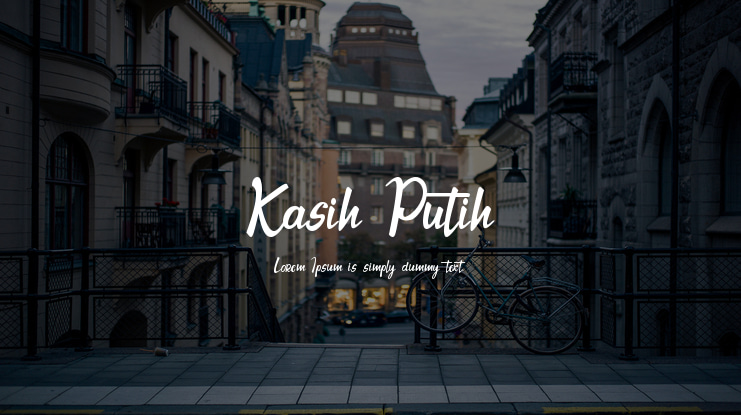Kasih Putih Font