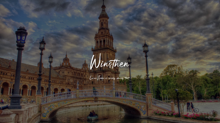 Winsthen Font