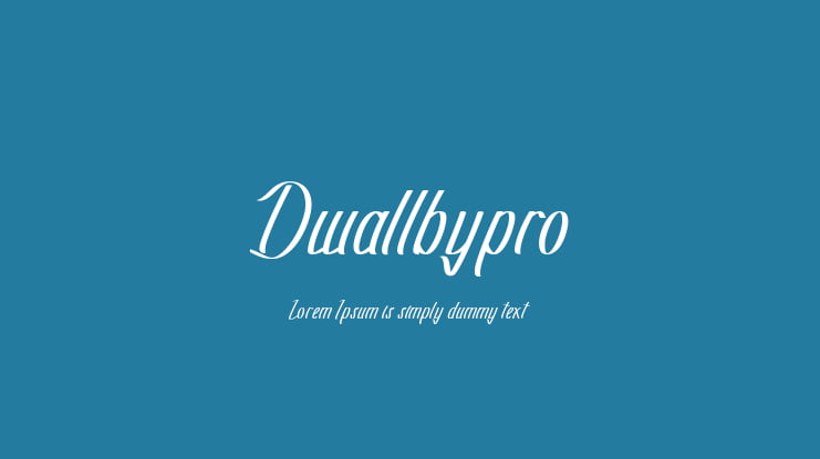 Dwallbypro Font
