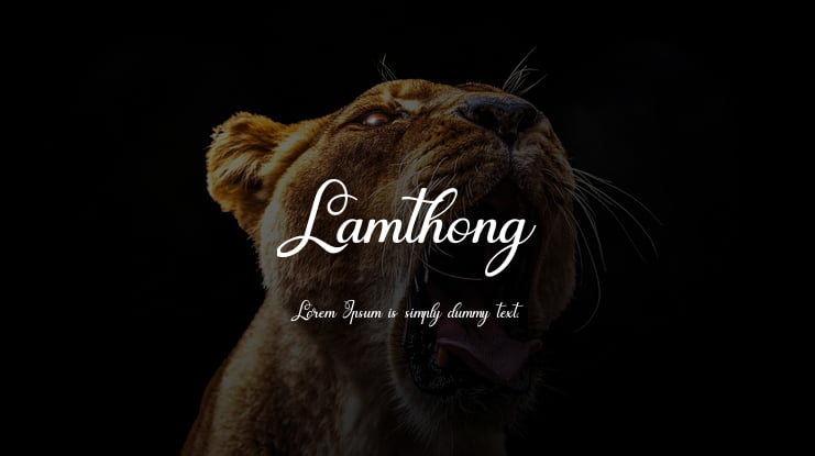 Lamthong Font
