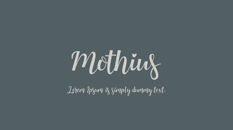 Mothius Font