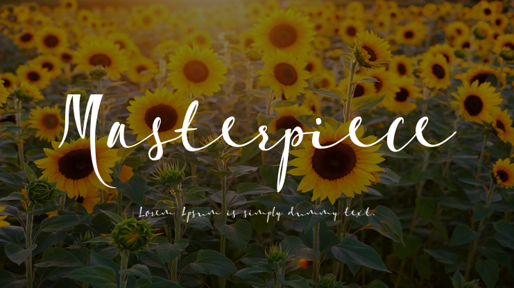 Masterpiece Font
