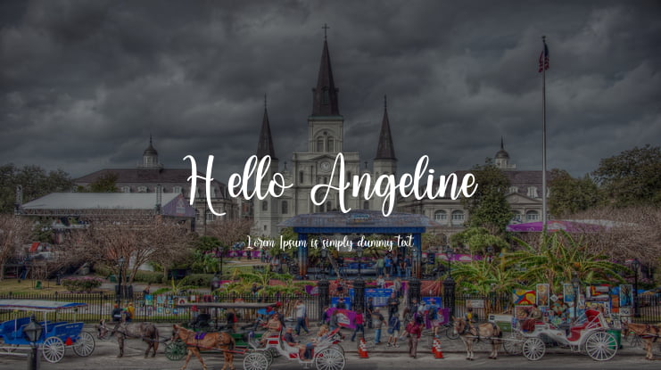 Hello Angeline Font