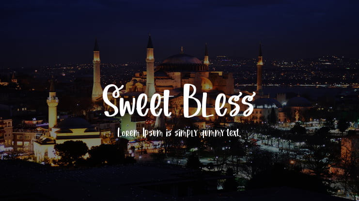 Sweet Bless Font