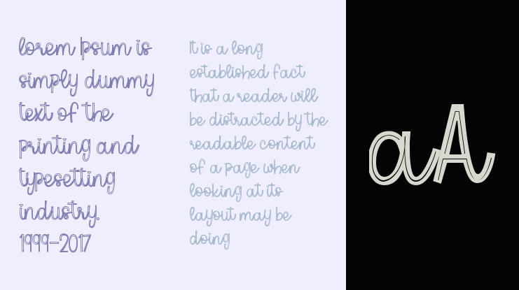 Aloha March line Font Family