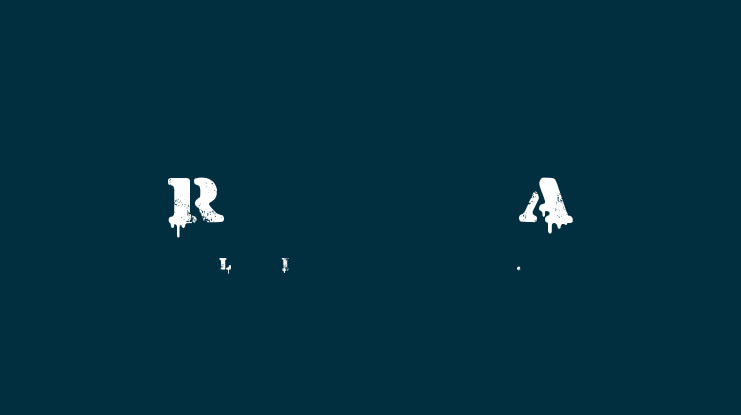 Restricted Area Font