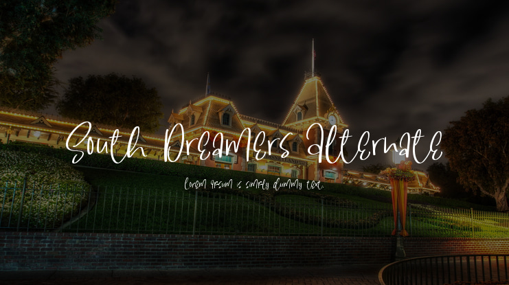 South Dreamers Alternate Font Family