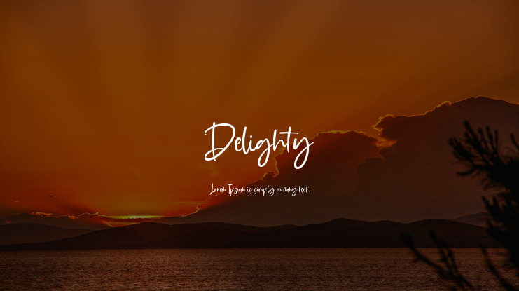 Delighty Font