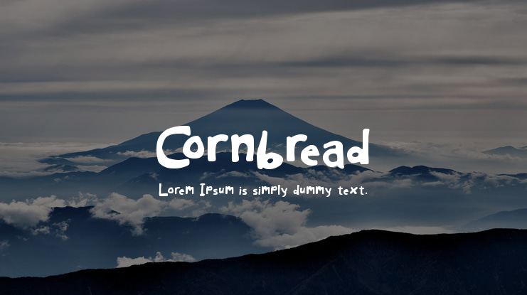 Cornbread Font