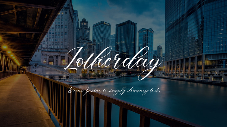 Lotherday Font