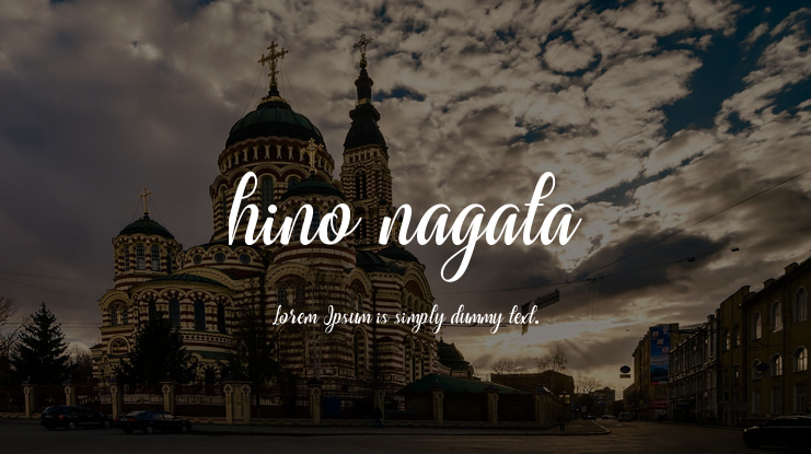 hino nagata Font