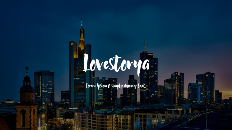 Lovestorya Font