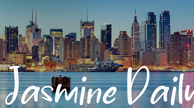 Jasmine Daily Font