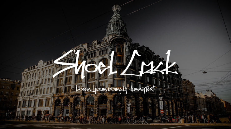 Shoel Crack Font
