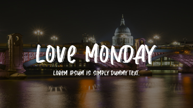 Love Monday Font