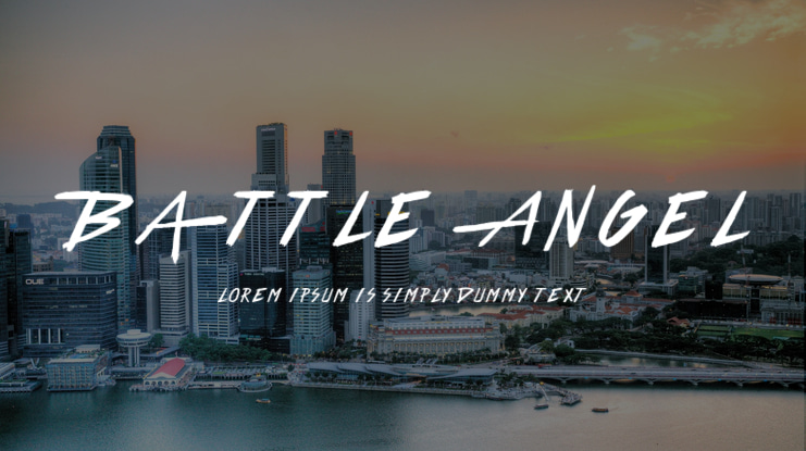 Battle Angel Font