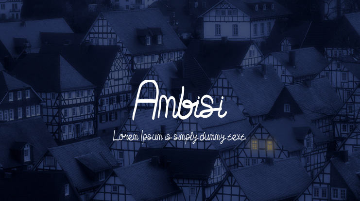 Ambisi Font