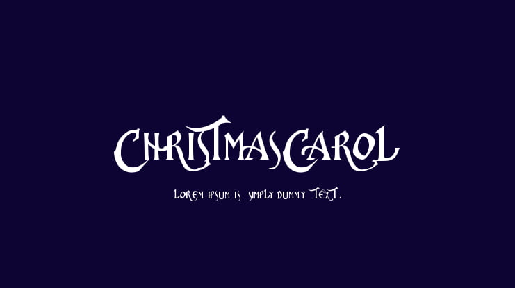 ChristmasCarol Font