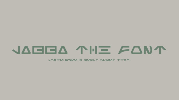 Jabba the Font