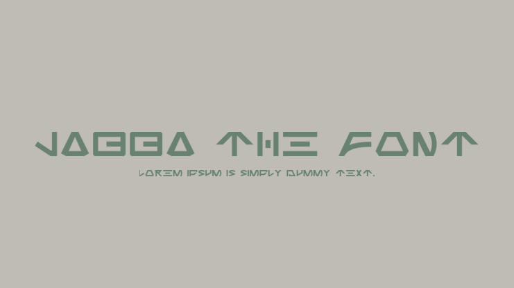 Jabba the Font
