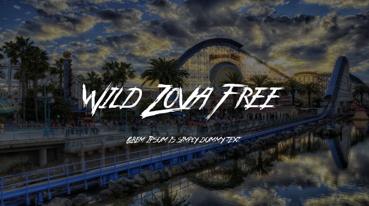 Wild Zova Free Font