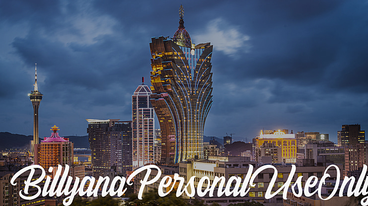 BillyanaPersonalUseOnly Font