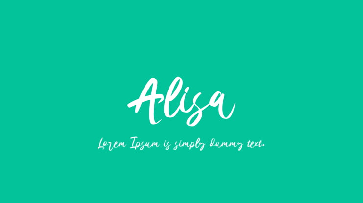 Alisa Font Family
