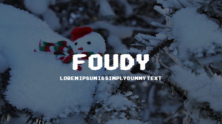 FOUDY Font