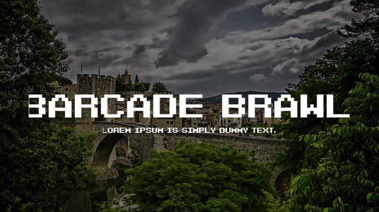 Barcade Brawl Font