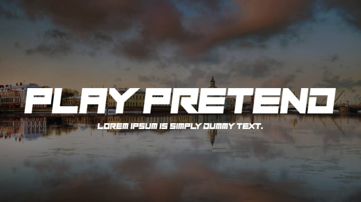Play Pretend Font
