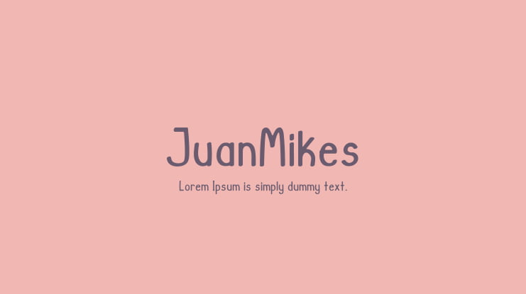 JuanMikes Font