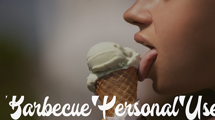 Barbecue Personal Use Font
