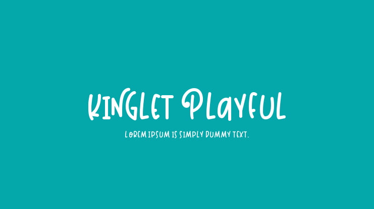 Kinglet Playful Font