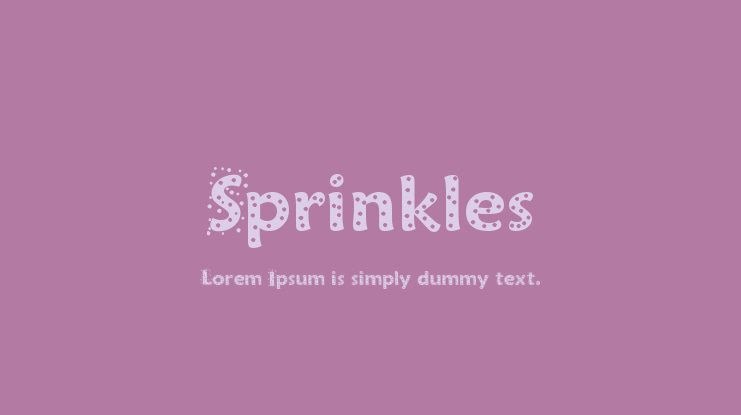 Sprinkles Font