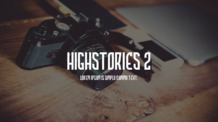 Highstories 2 Font