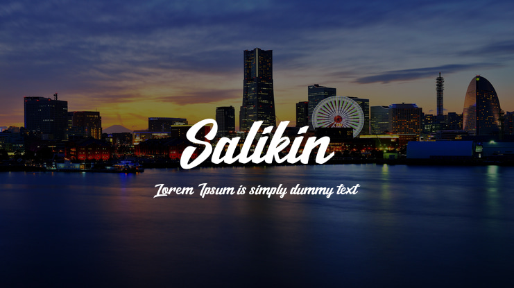 Salikin Font